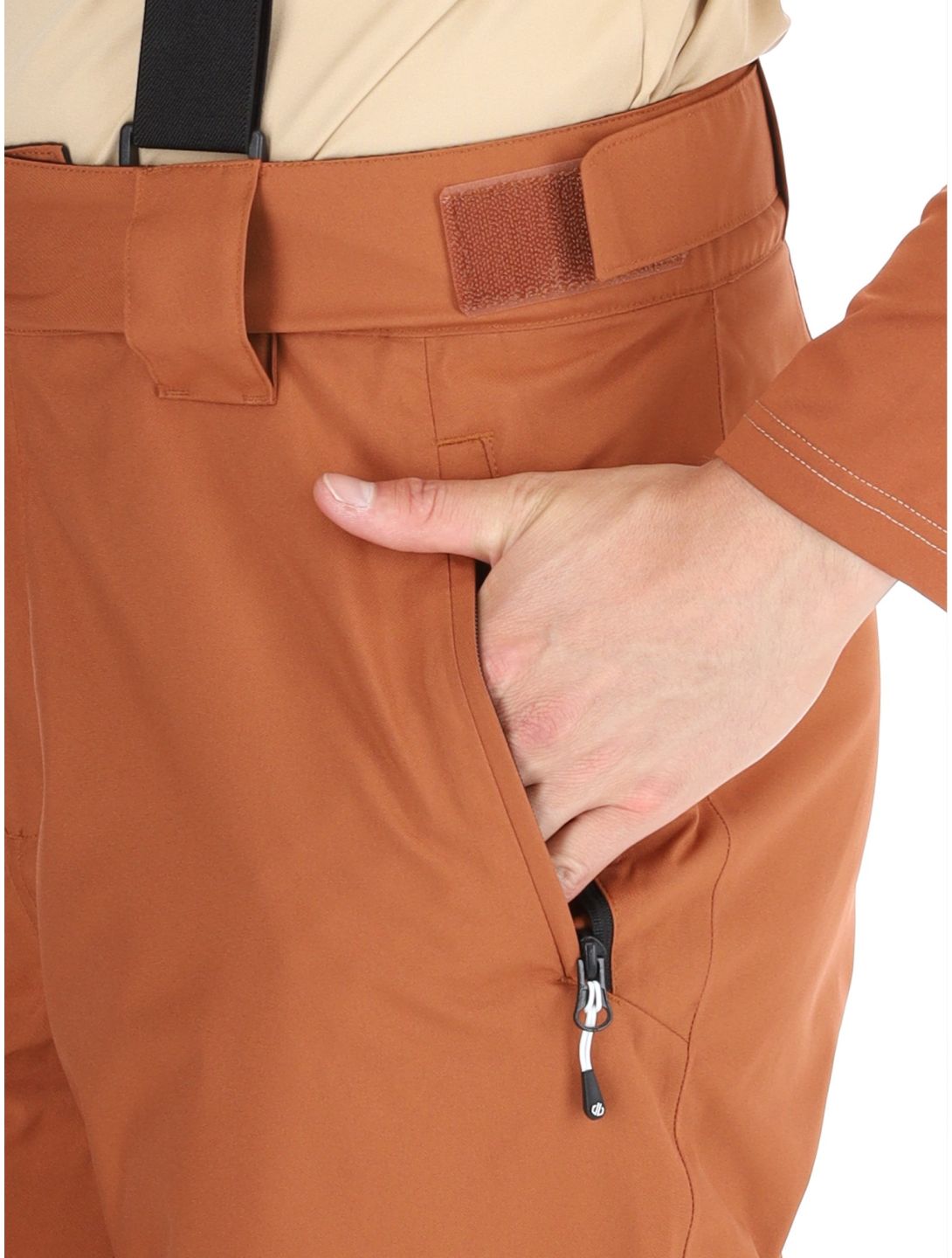 Dare2b, Achieve II pantaloni da sci uomo Mocha Bisque beige 