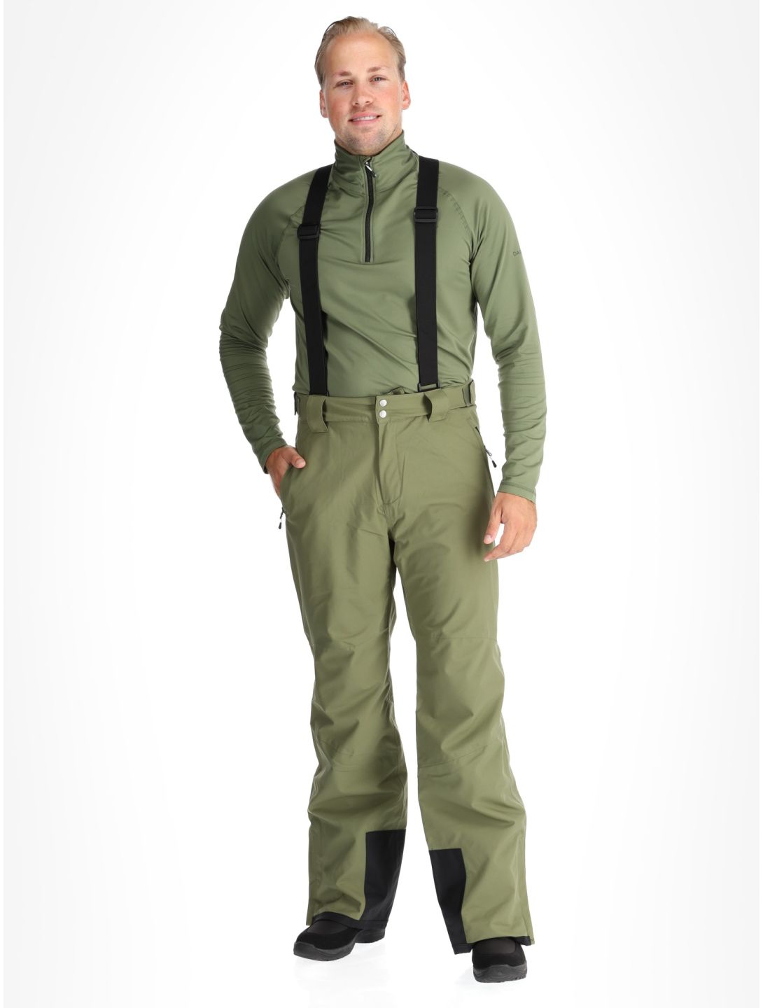 Dare2b, Achieve II pantaloni da sci uomo Olivine Green verde 