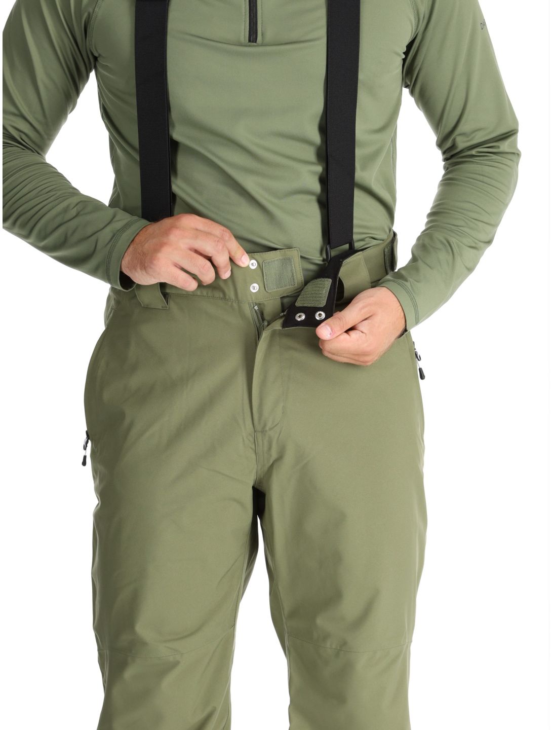 Dare2b, Achieve II pantaloni da sci uomo Olivine Green verde 