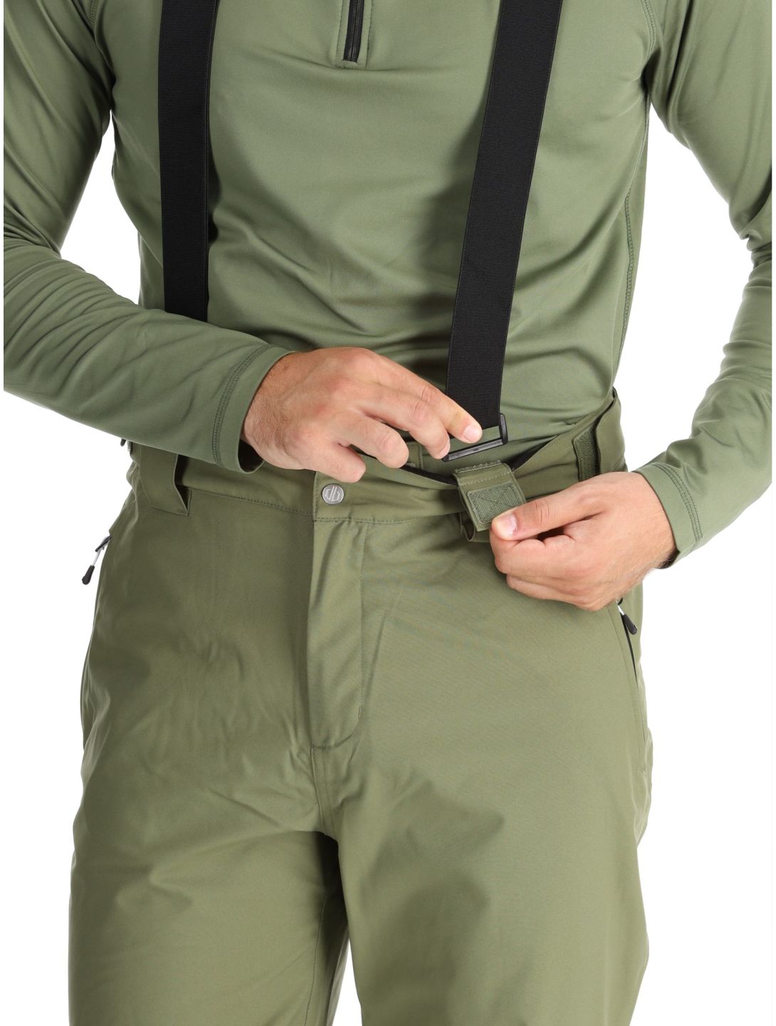 Dare2b, Achieve II pantaloni da sci uomo Olivine Green verde 