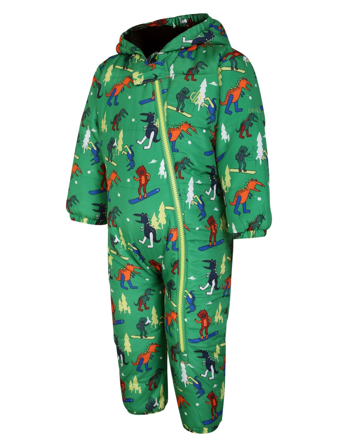 Dare2b, Bambino II completo sci bambino Trek Green Dinosaur Snow Fight verde 