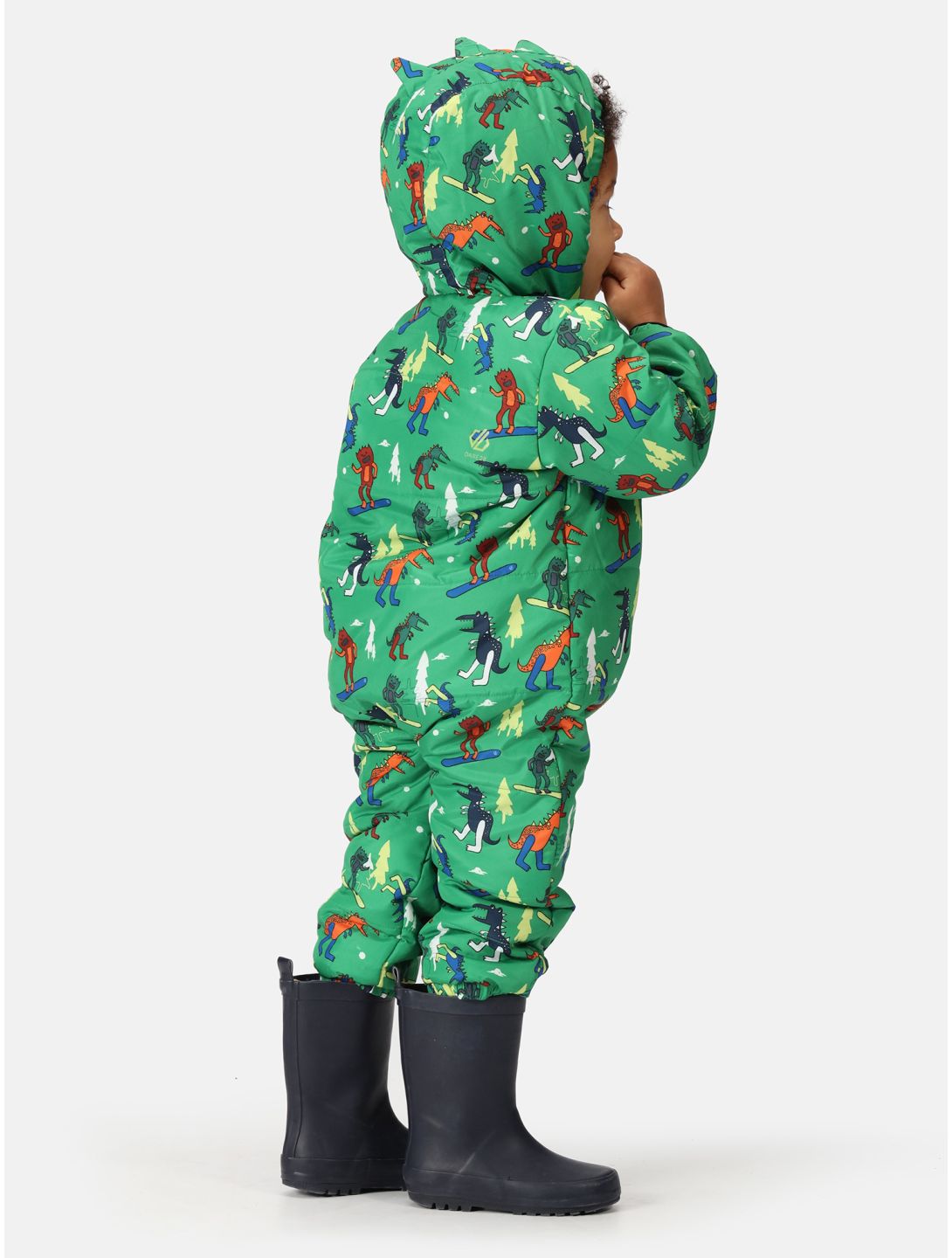 Dare2b, Bambino II completo sci bambino Trek Green Dinosaur Snow Fight verde 