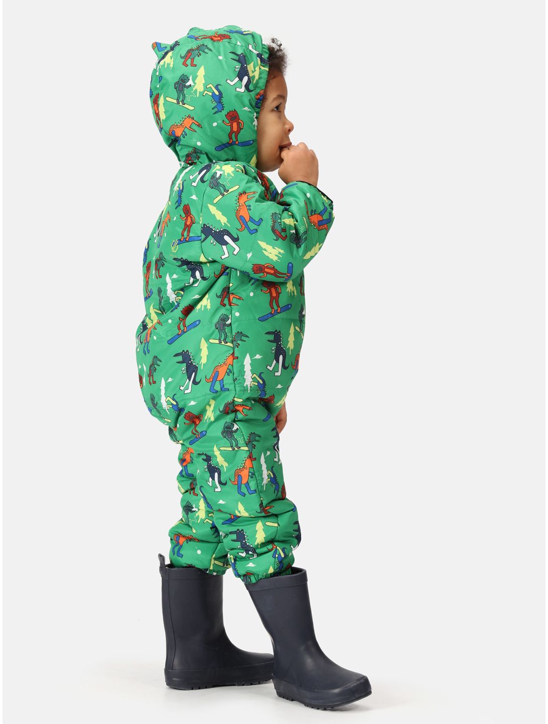 Dare2b, Bambino II completo sci bambino Trek Green Dinosaur Snow Fight verde 