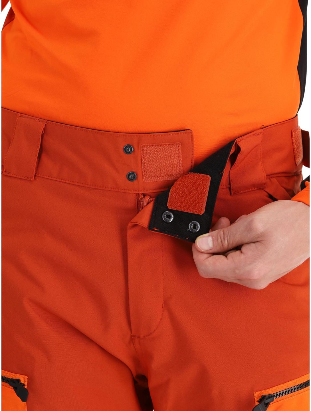 Dare2b, Baseplate pantaloni da sci uomo Rooibos Tea / Puffins Orange arancio 