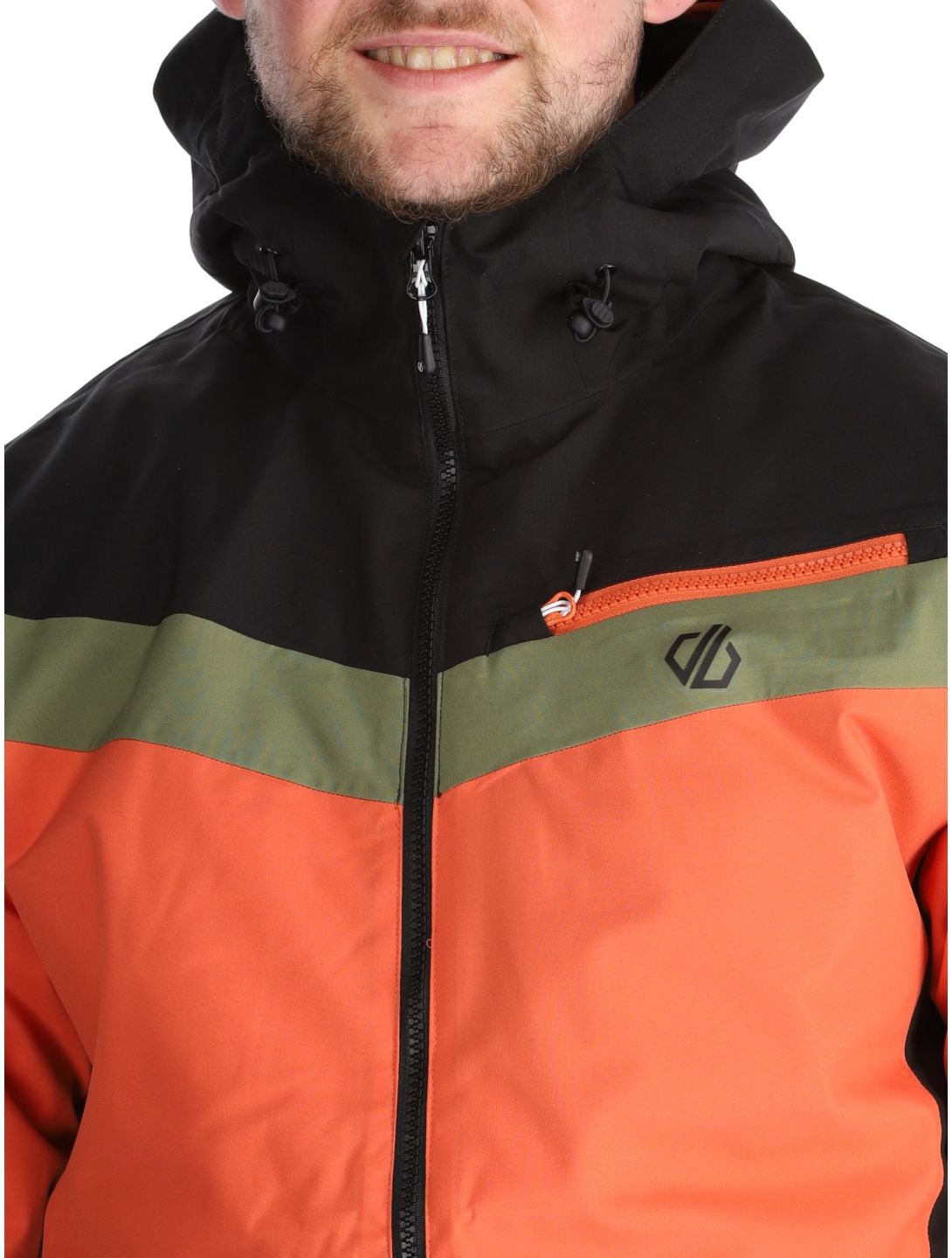 Dare2b, Eagly II giacca sci uomo Orange Rust / Black arancio, nero 