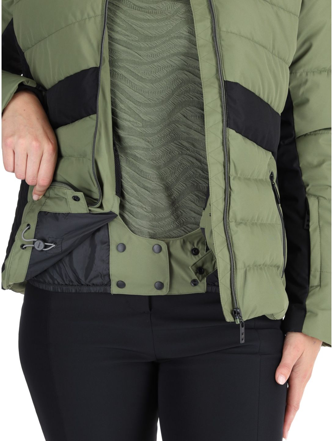 Dare2b, Glacial giacca sci donna Olivine Green / Black nero, verde 