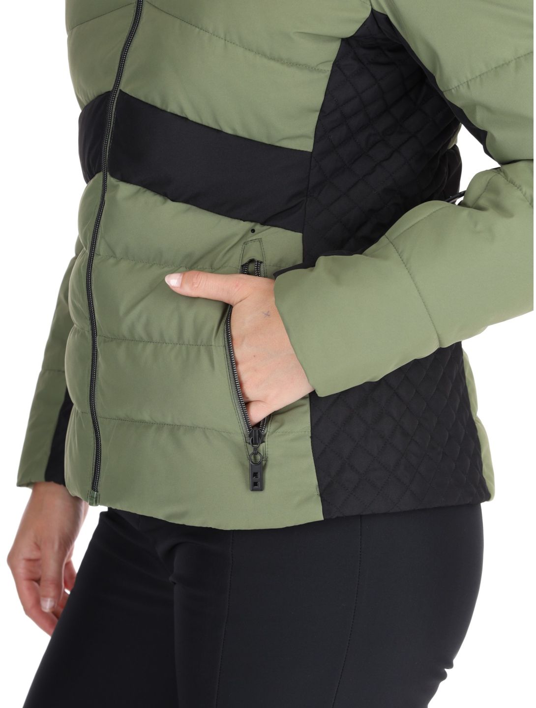 Dare2b, Glacial giacca sci donna Olivine Green / Black nero, verde 