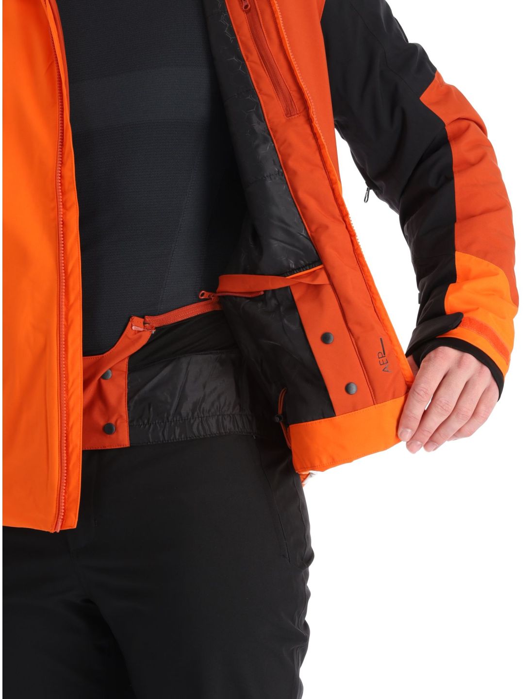 Dare2b, Halfpipe giacca sci uomo PuffinOr / Blk arancio, nero 