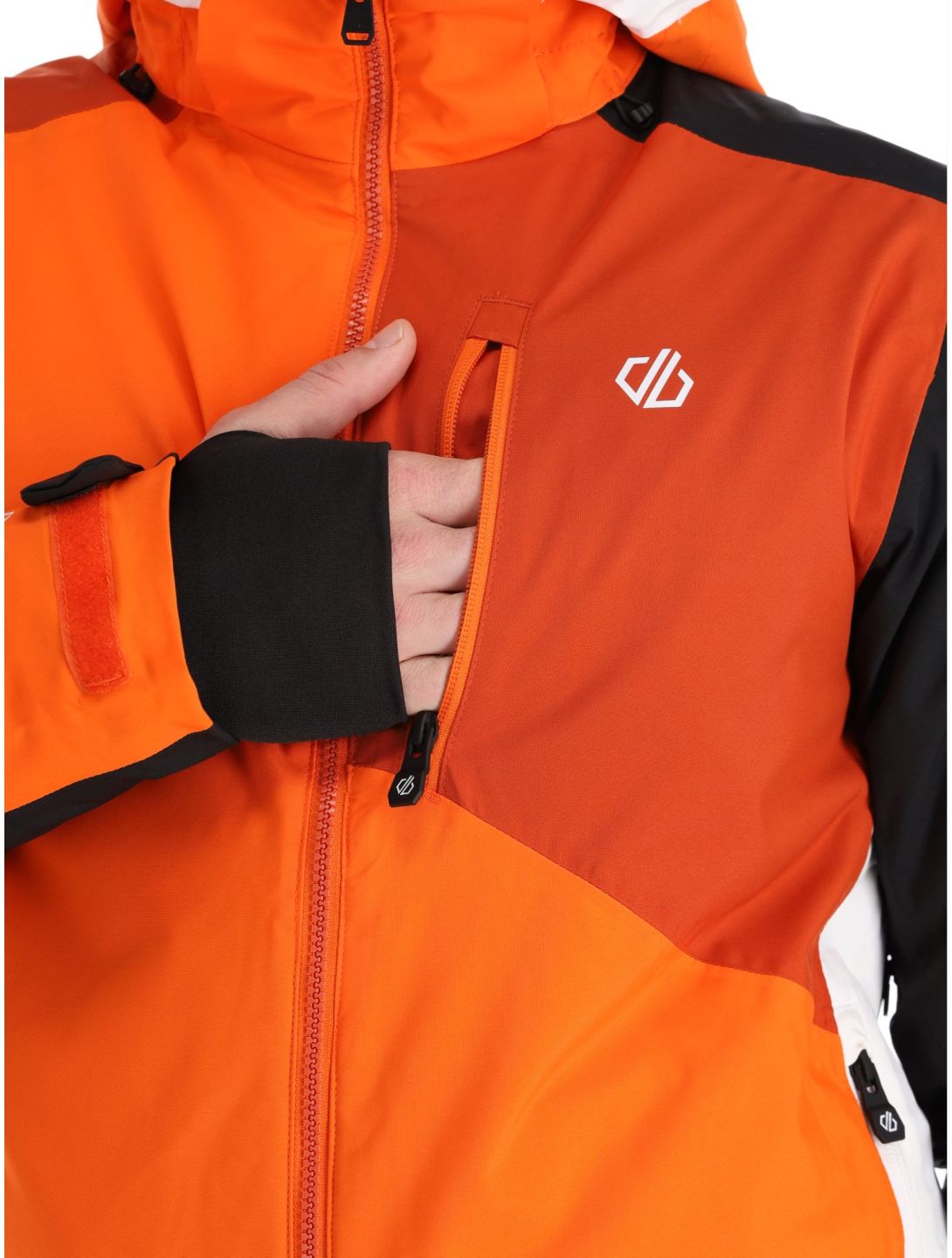 Dare2b, Halfpipe giacca sci uomo PuffinOr / Blk arancio, nero 