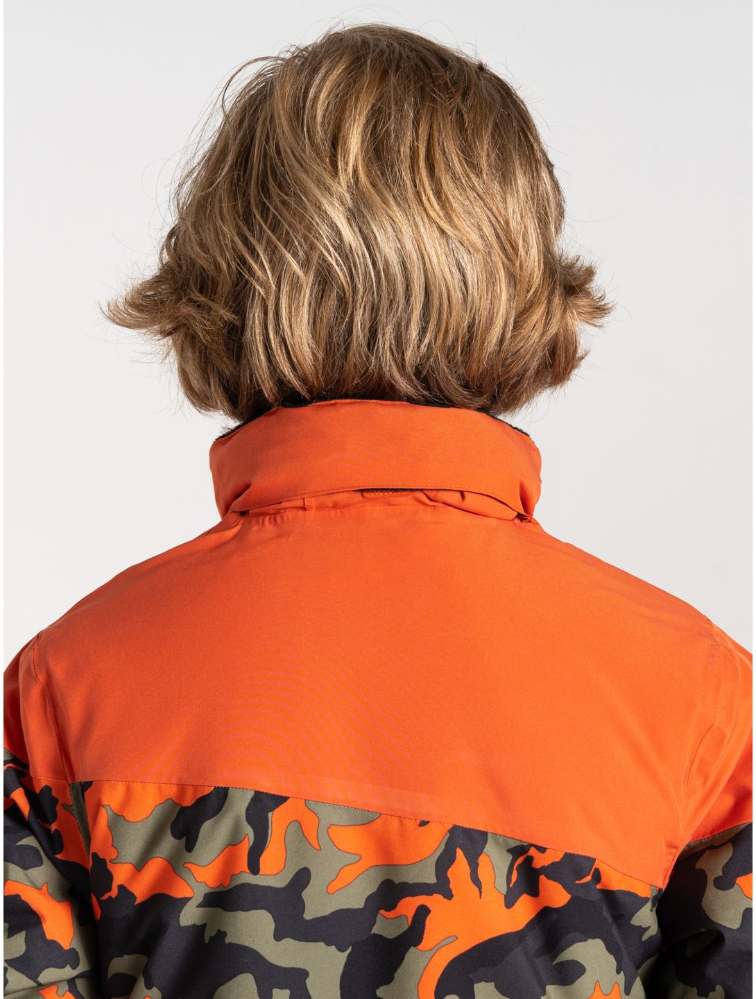 Dare2b, Humour III giacca sci bambino Orange Rust / Orange Rust Camo Print / Black arancio, nero 