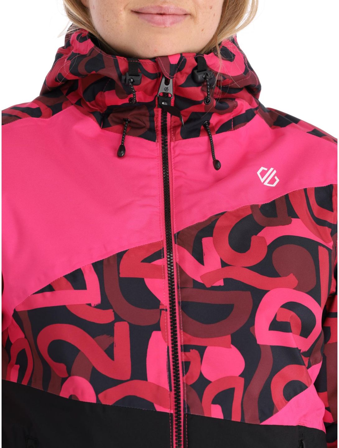 Dare2b, Ice giacca sci donna Pure Pink Graffiti Print / Pure Pink rosa 