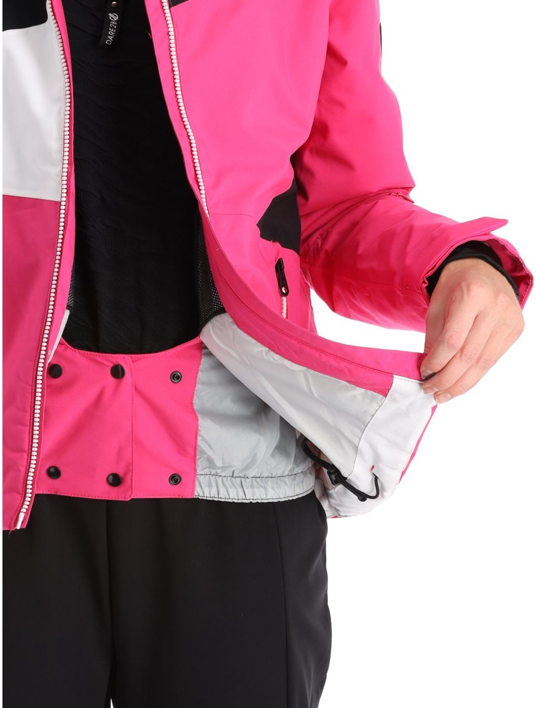 Dare2b, Ice giacca sci donna PurePink / Blk nero, rosa 