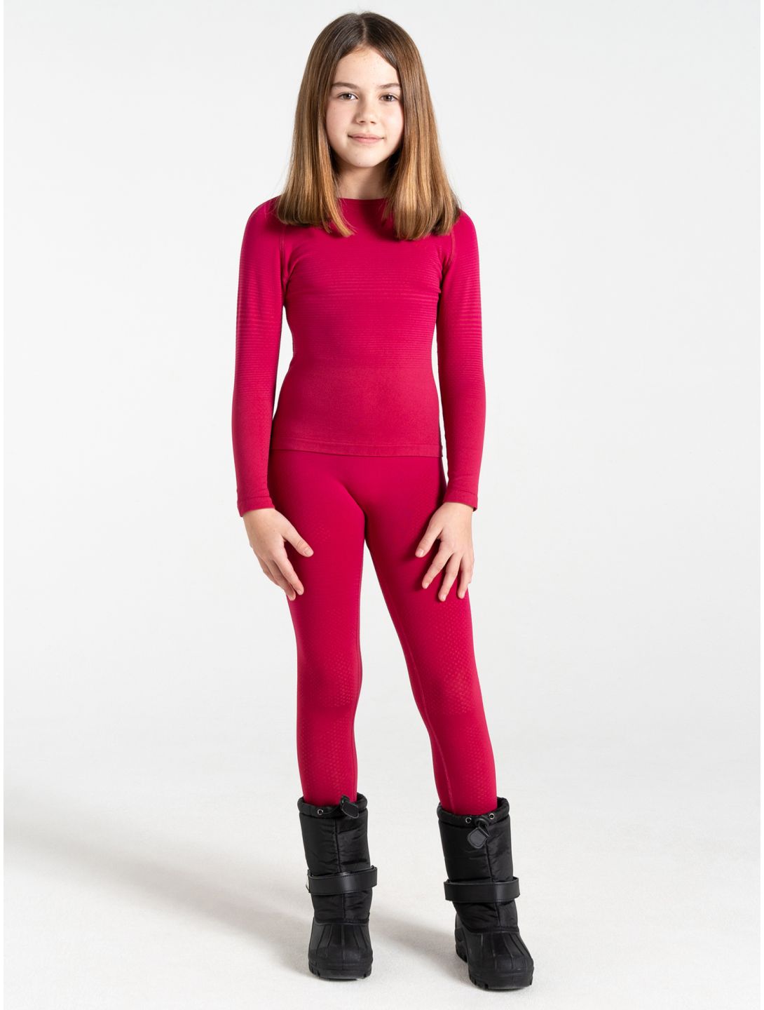 Dare2b, In The Zone III Baselayer Set completo termico bambino Berry Pink rosa 