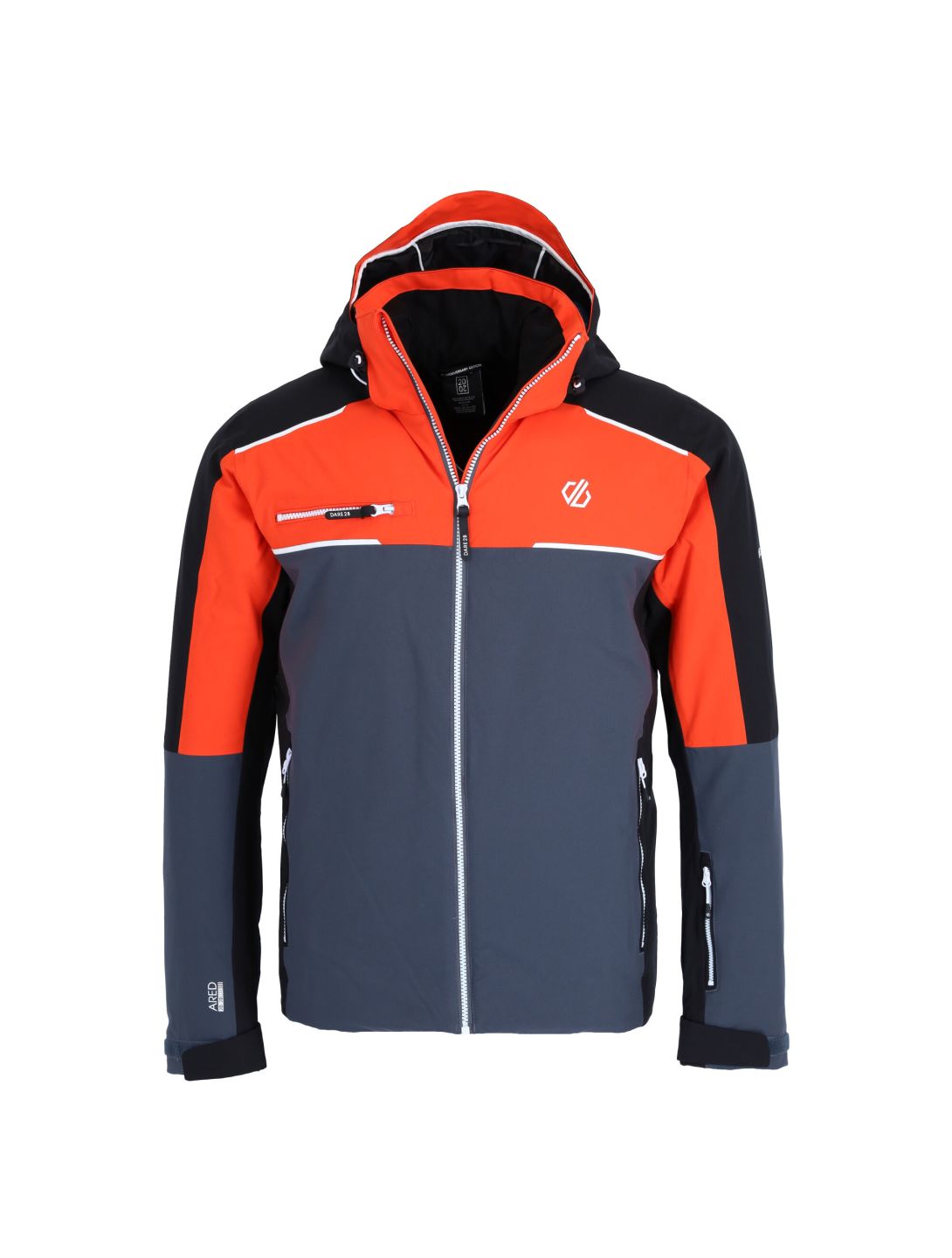 Dare2b, Intermit Ii Jacket giacca sci uomo trail blaze grigio/rosso