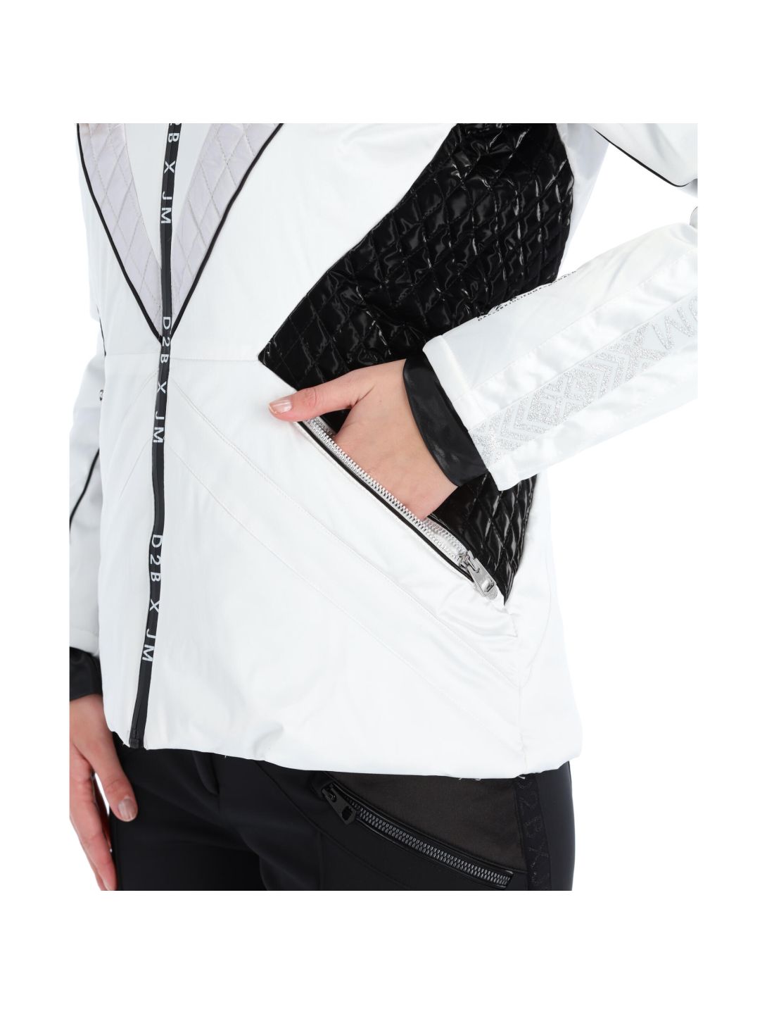 Dare2b x Julien Macdonald, Resplendent Jacket giacca sci donna bianco