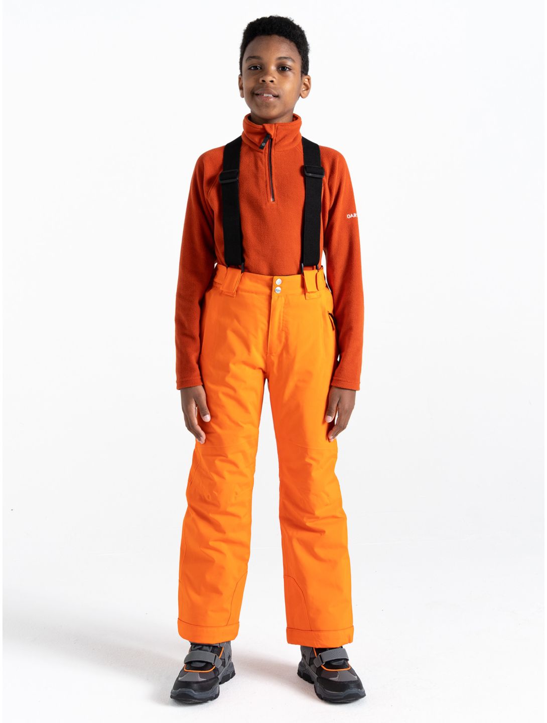 Dare2b, Outmove II pantaloni da sci bambino PuffinsOrnge arancio, nero 