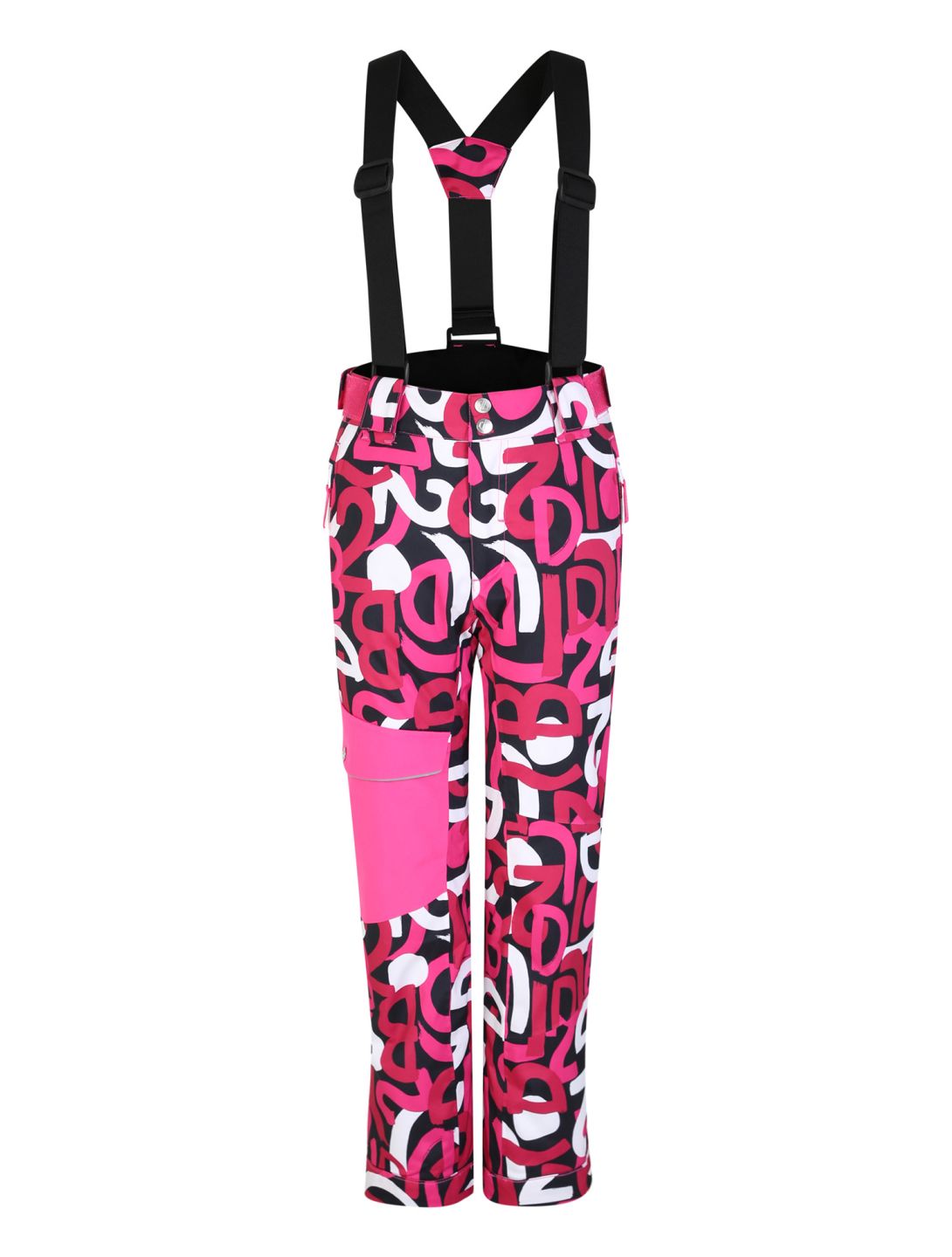 Dare2b, Pow pantaloni da sci bambino Kids Ski Graffiti Print rosso 