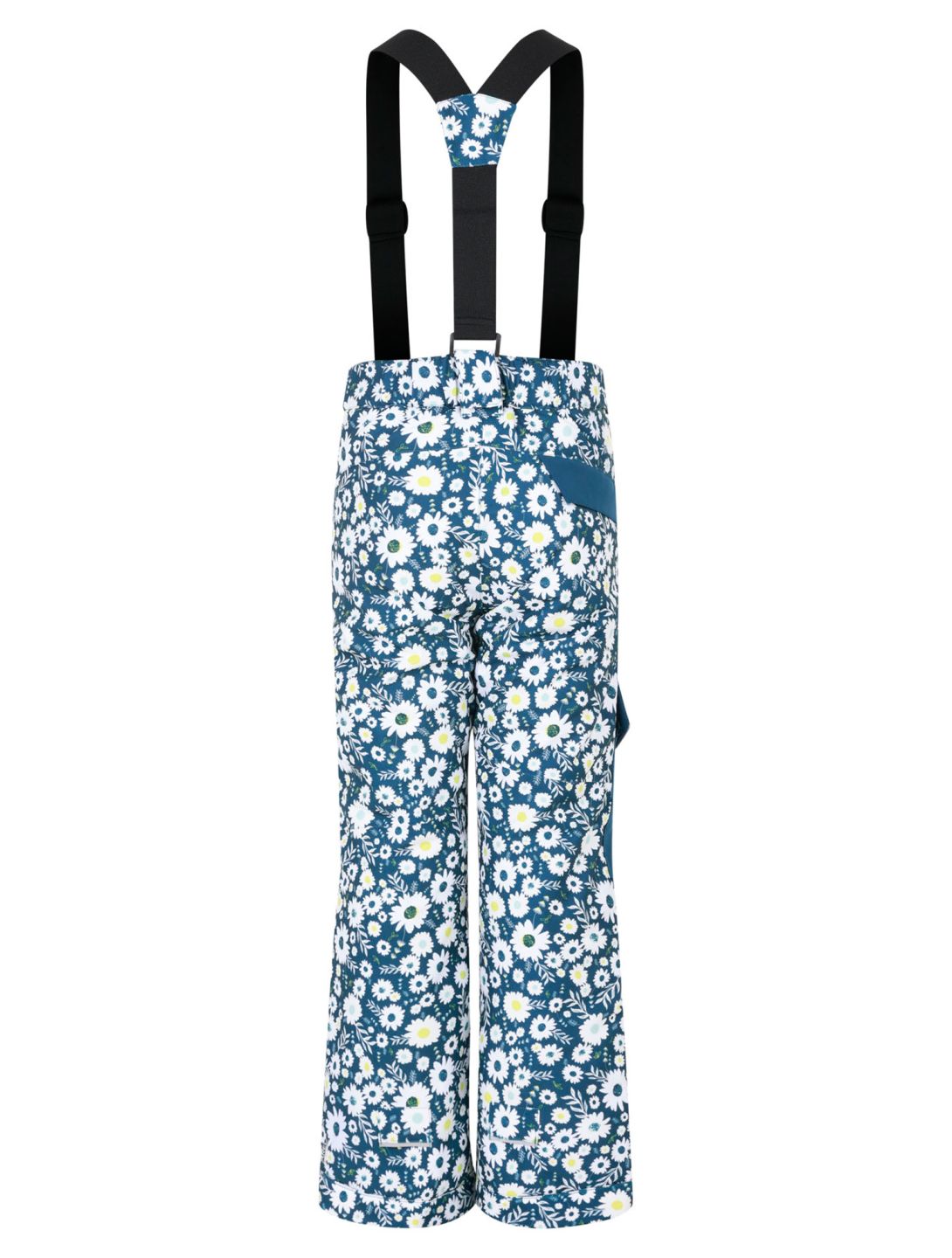 Dare2b, Pow pantaloni da sci bambino Moonlight Denim Daisy Print blu 