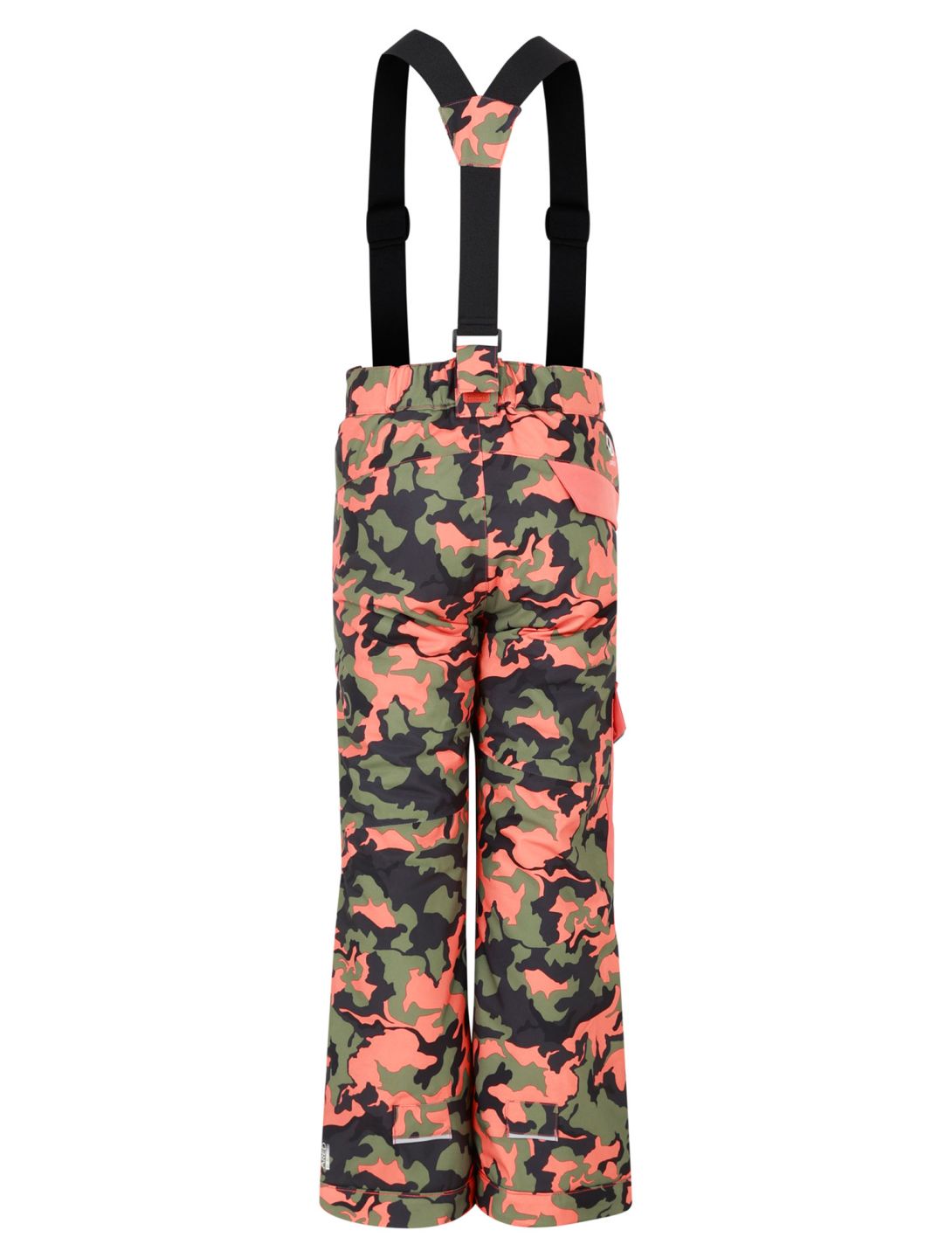 Dare2b, Pow pantaloni da sci bambino Orange Rust Camo Print arancio 