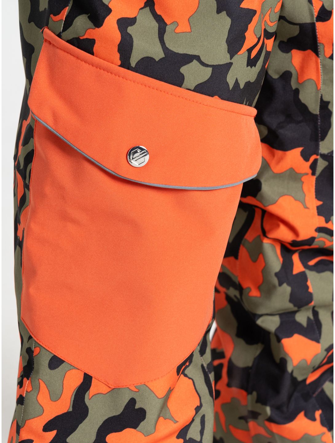 Dare2b, Pow pantaloni da sci bambino Orange Rust Camo Print arancio 