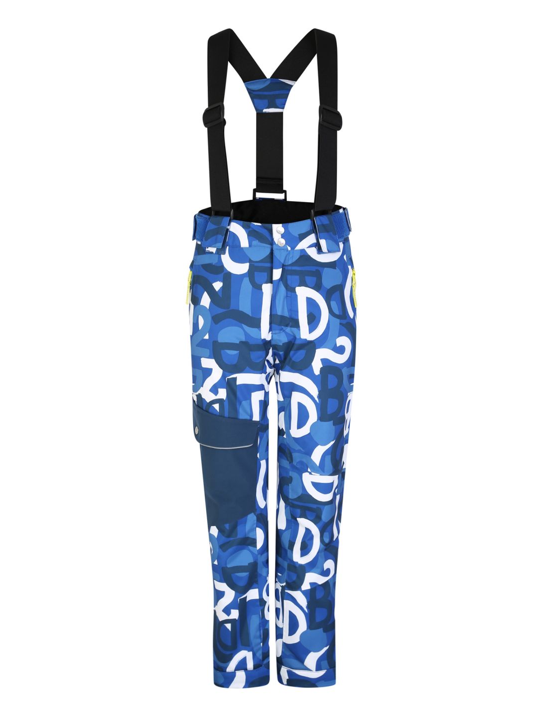 Dare2b, Pow pantaloni da sci bambino Olympian Blue Graffiti Print blu 