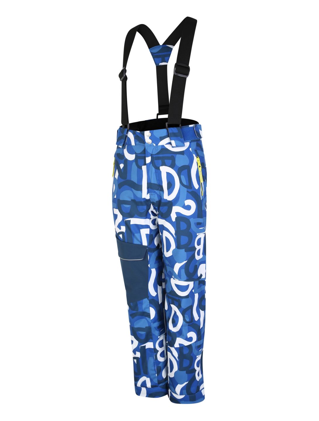 Dare2b, Pow pantaloni da sci bambino Olympian Blue Graffiti Print blu 