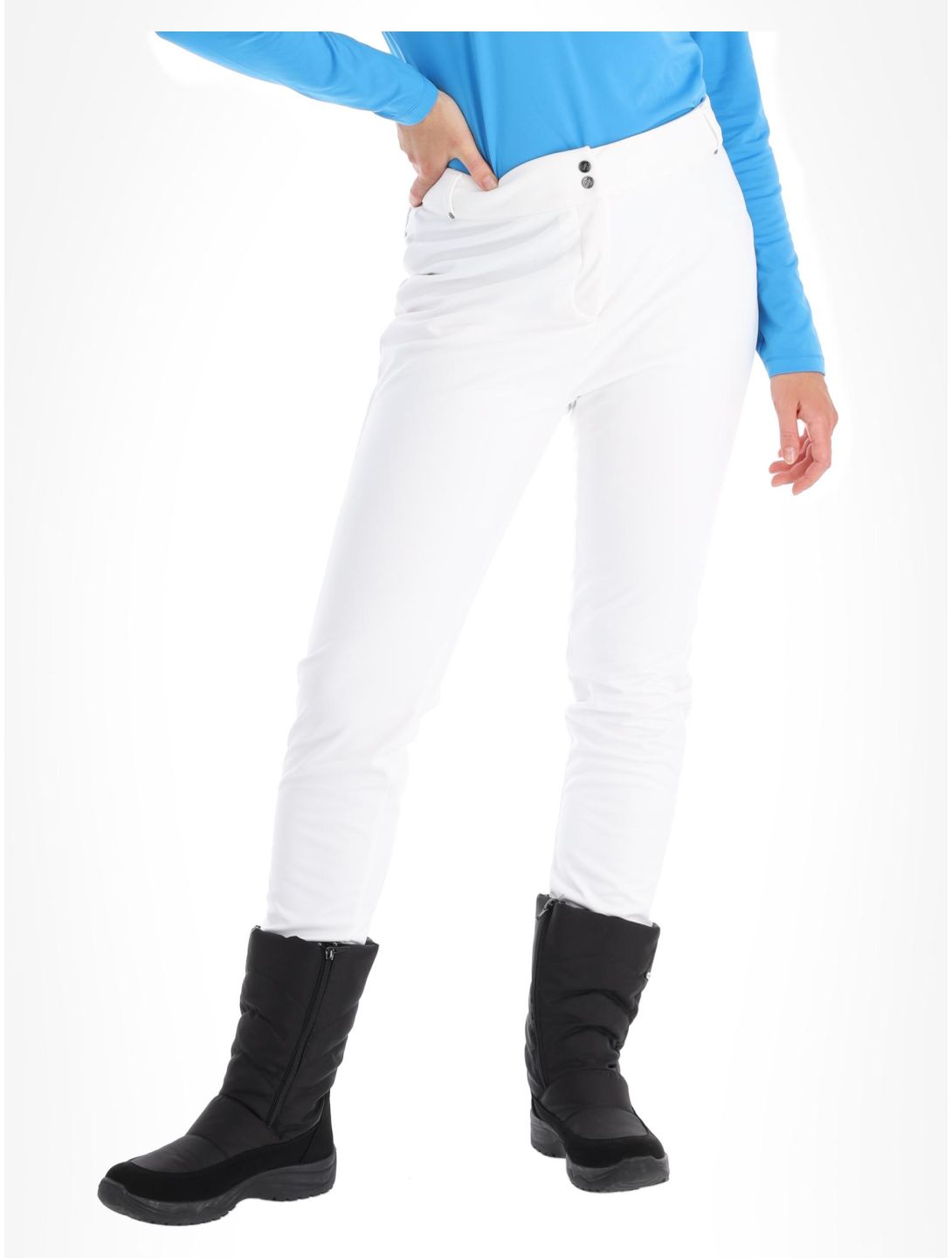 Dare2b, Sleek III pantaloni da sci softshell donna White bianco 