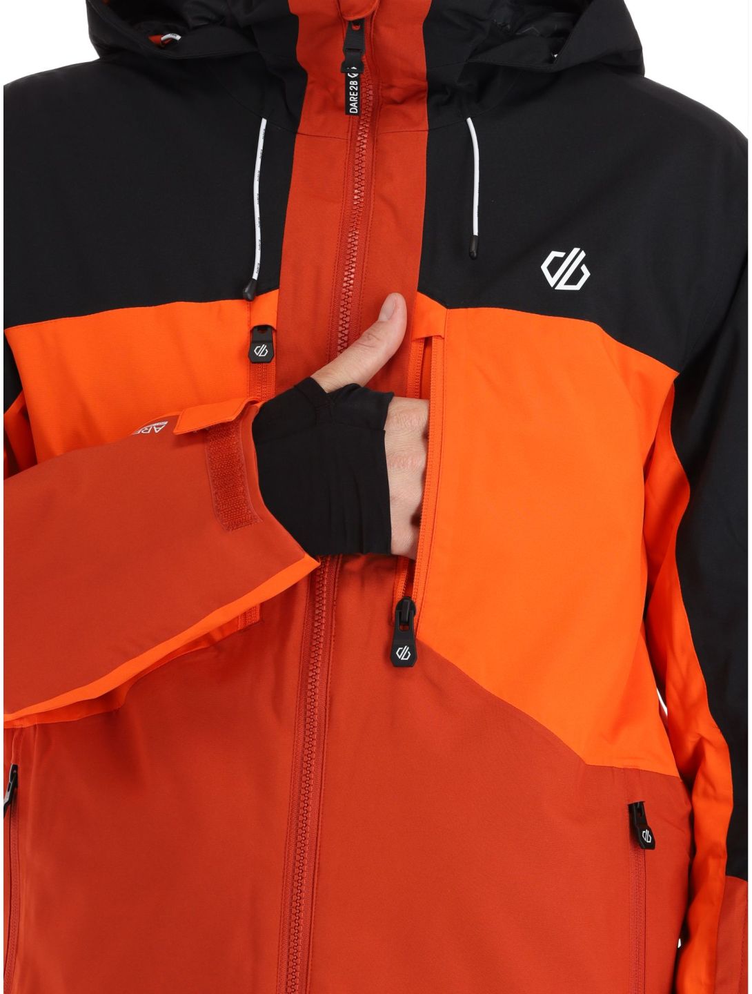 Dare2b, Slopeside giacca sci uomo PuffinOr / Blk arancio, nero 