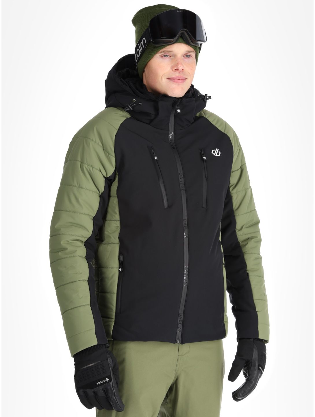 Dare2b, Speed softshell uomo Olivine Green / Black nero, verde 