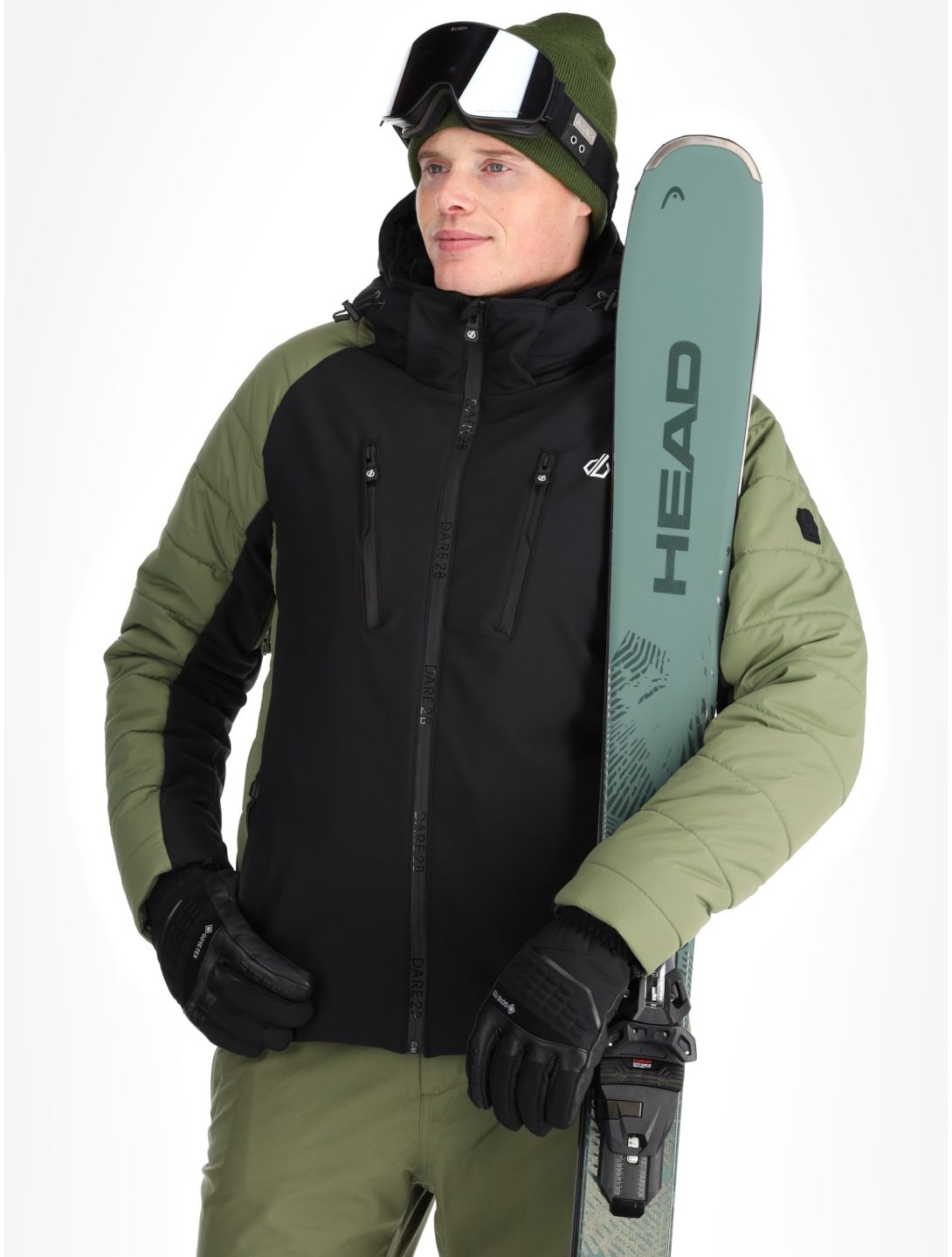 Dare2b, Speed softshell uomo Olivine Green / Black nero, verde 