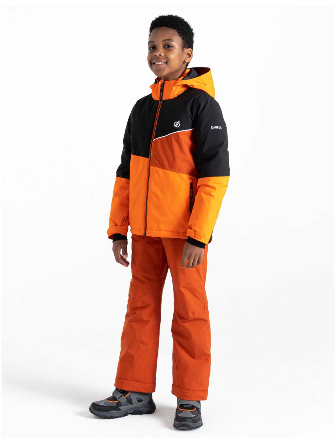 Dare2b, Steazy giacca sci bambino Puffins Orange/Black arancio, nero 