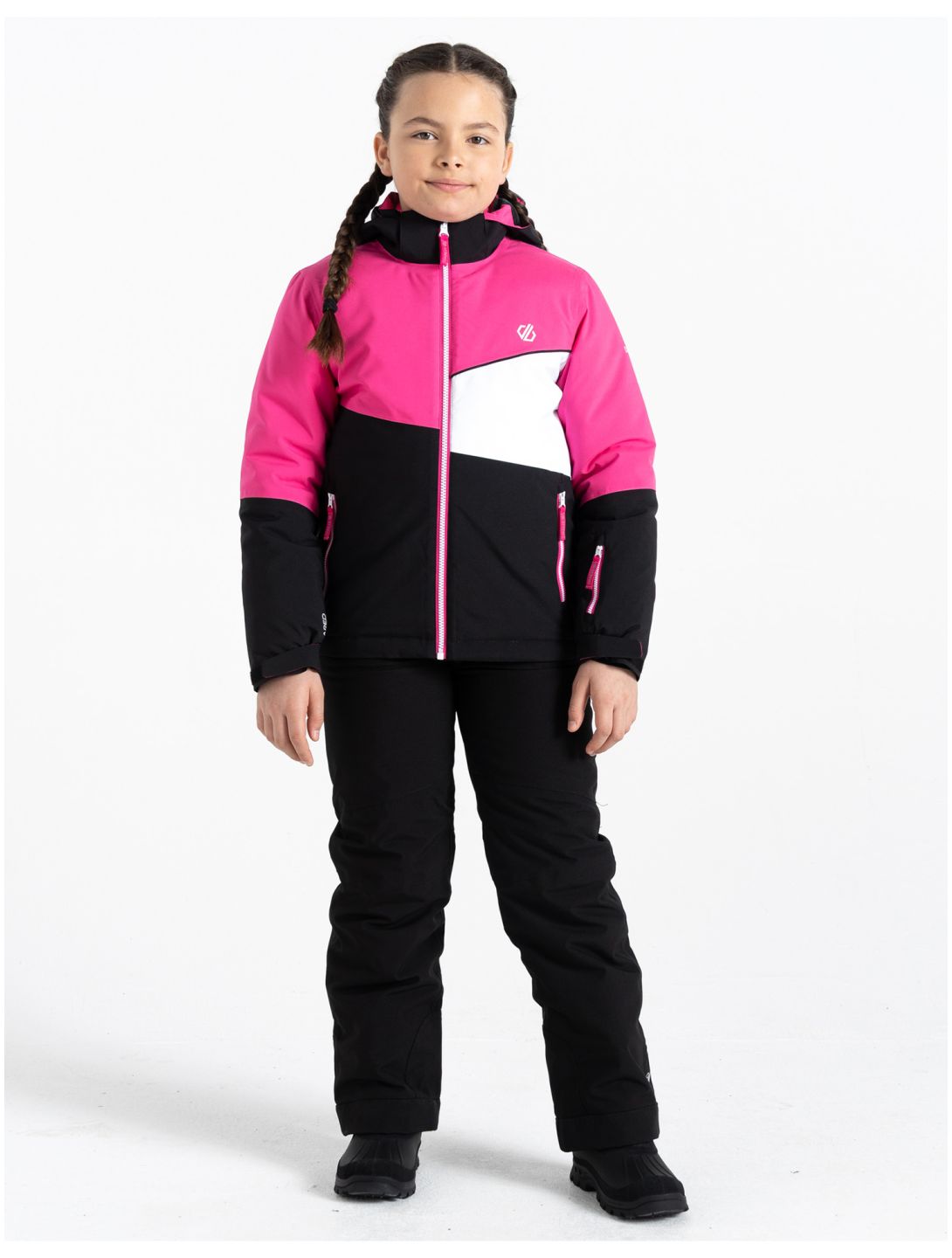 Dare2b, Steazy giacca sci bambino PurePink / Blk nero, rosa 