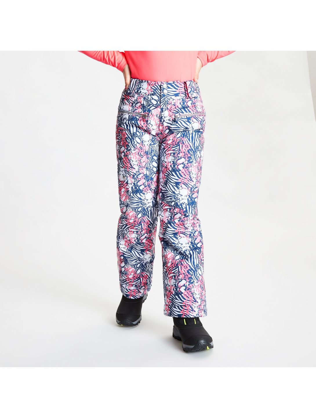 Dare2b, Timeout Ii Pant pantaloni da sci bambino animal fusion rosa