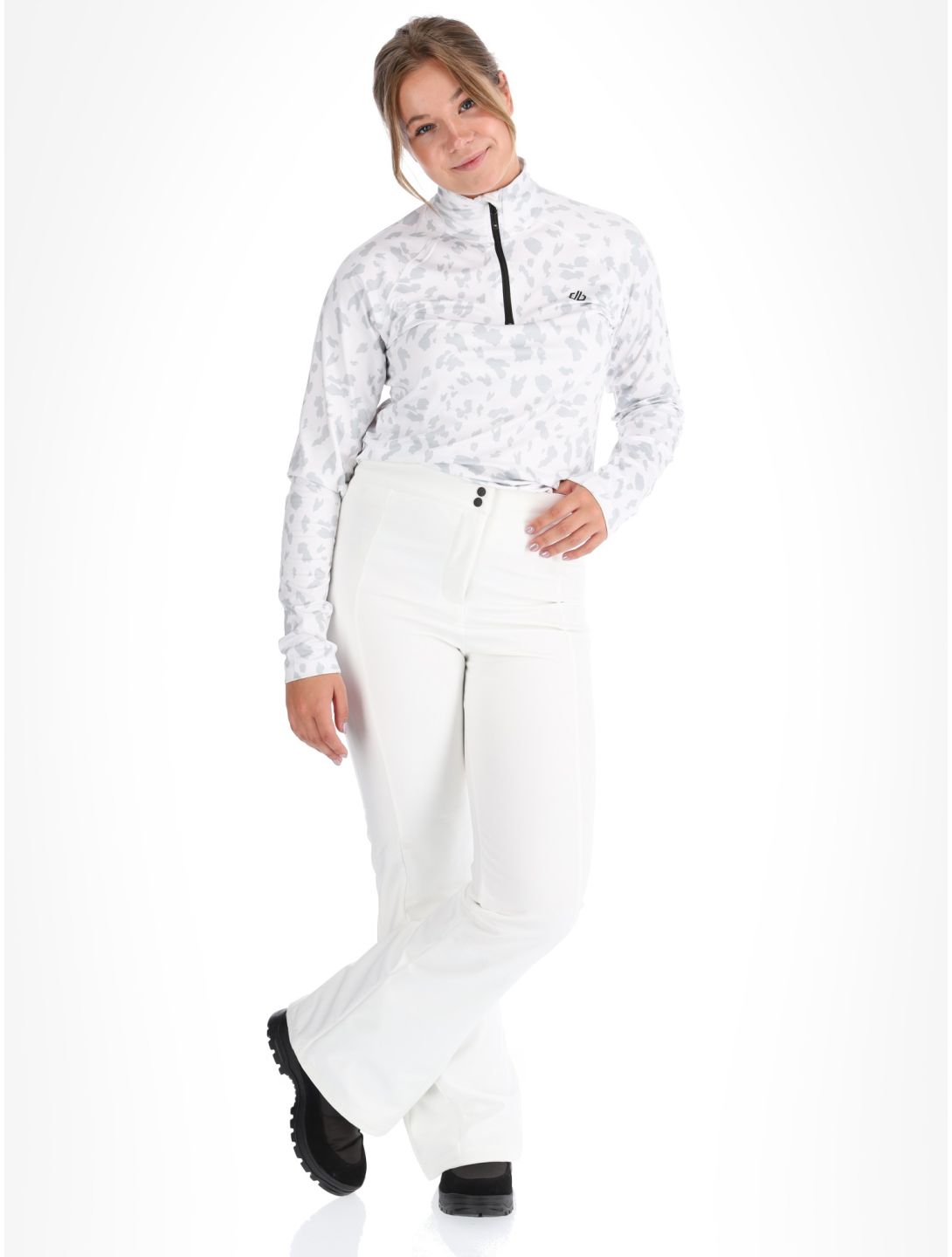 Dare2b, Upshill II pantaloni da sci donna Blanc De Blanc bianco 