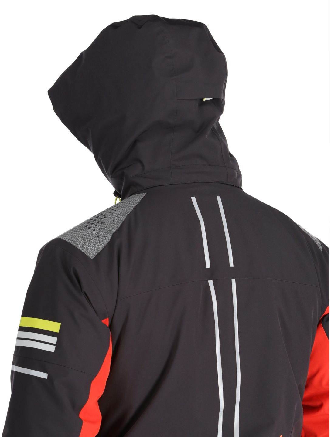 Deluni, Challenger 4 giacca sci uomo Black/ Red nero, rosso 