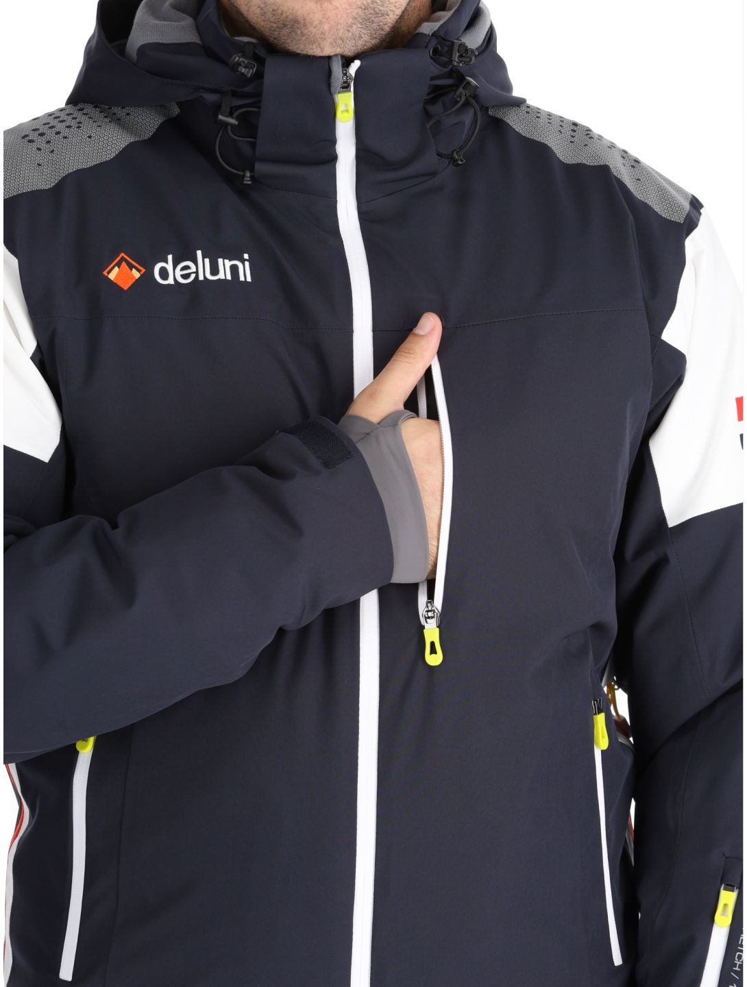 Deluni, Challenger 4 giacca sci uomo Marine blu 