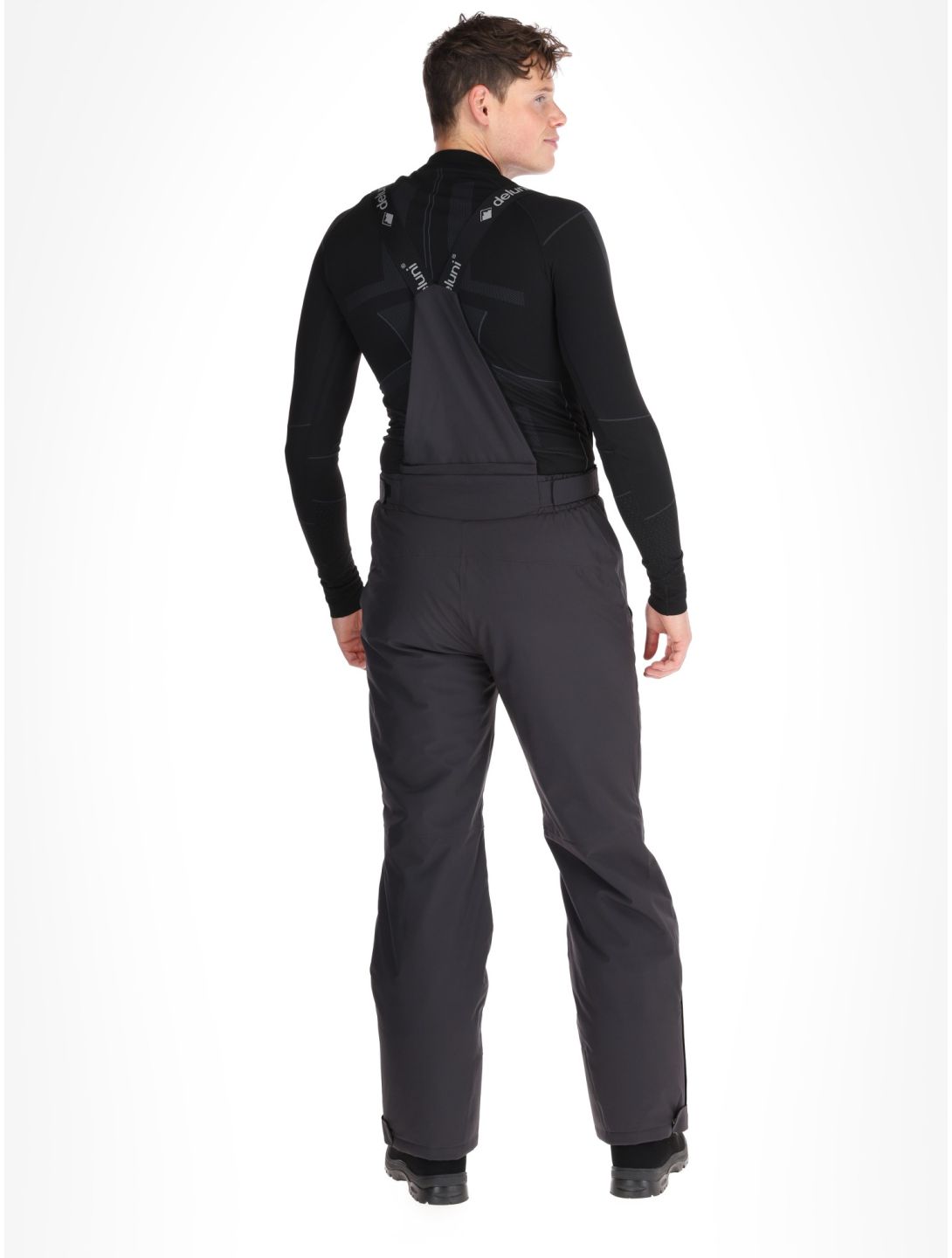 Deluni, Challenger 4 pantaloni da sci uomo Black nero 