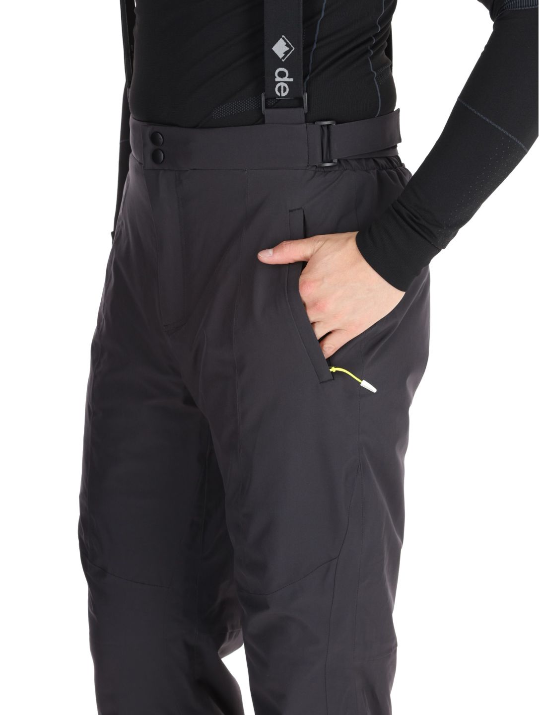 Deluni, Challenger 4 pantaloni da sci uomo Black nero 