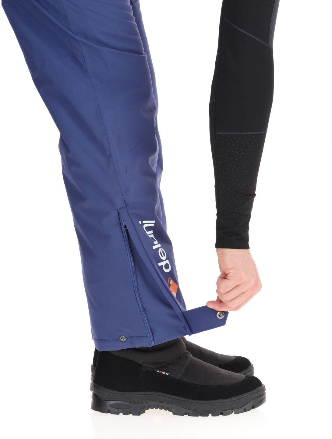 Deluni, Challenger 4 pantaloni da sci uomo Blue blu 