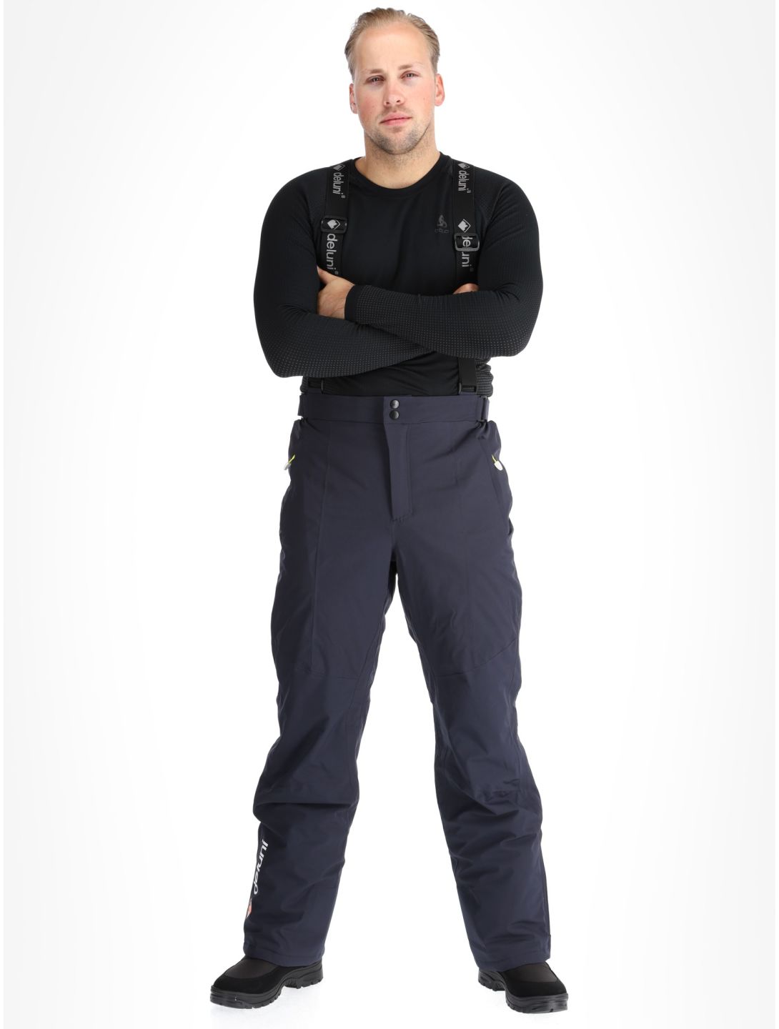 Deluni, Challenger 4 pantaloni da sci uomo Marine blu 