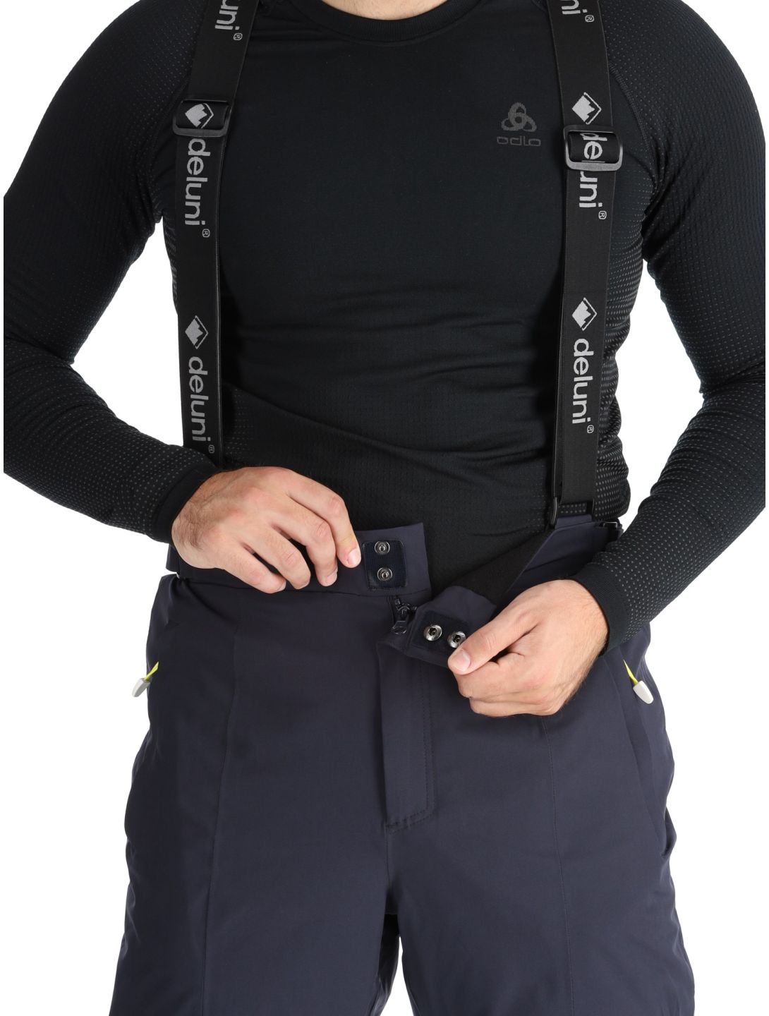 Deluni, Challenger 4 pantaloni da sci uomo Marine blu 