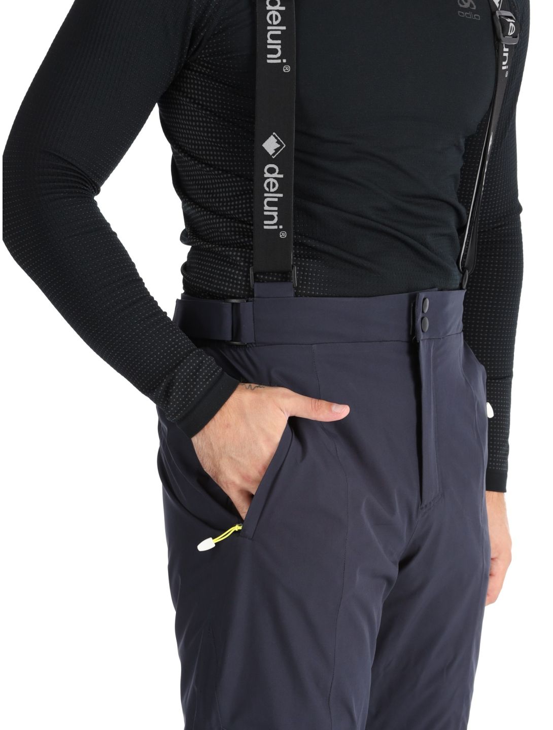 Deluni, Challenger 4 pantaloni da sci uomo Marine blu 