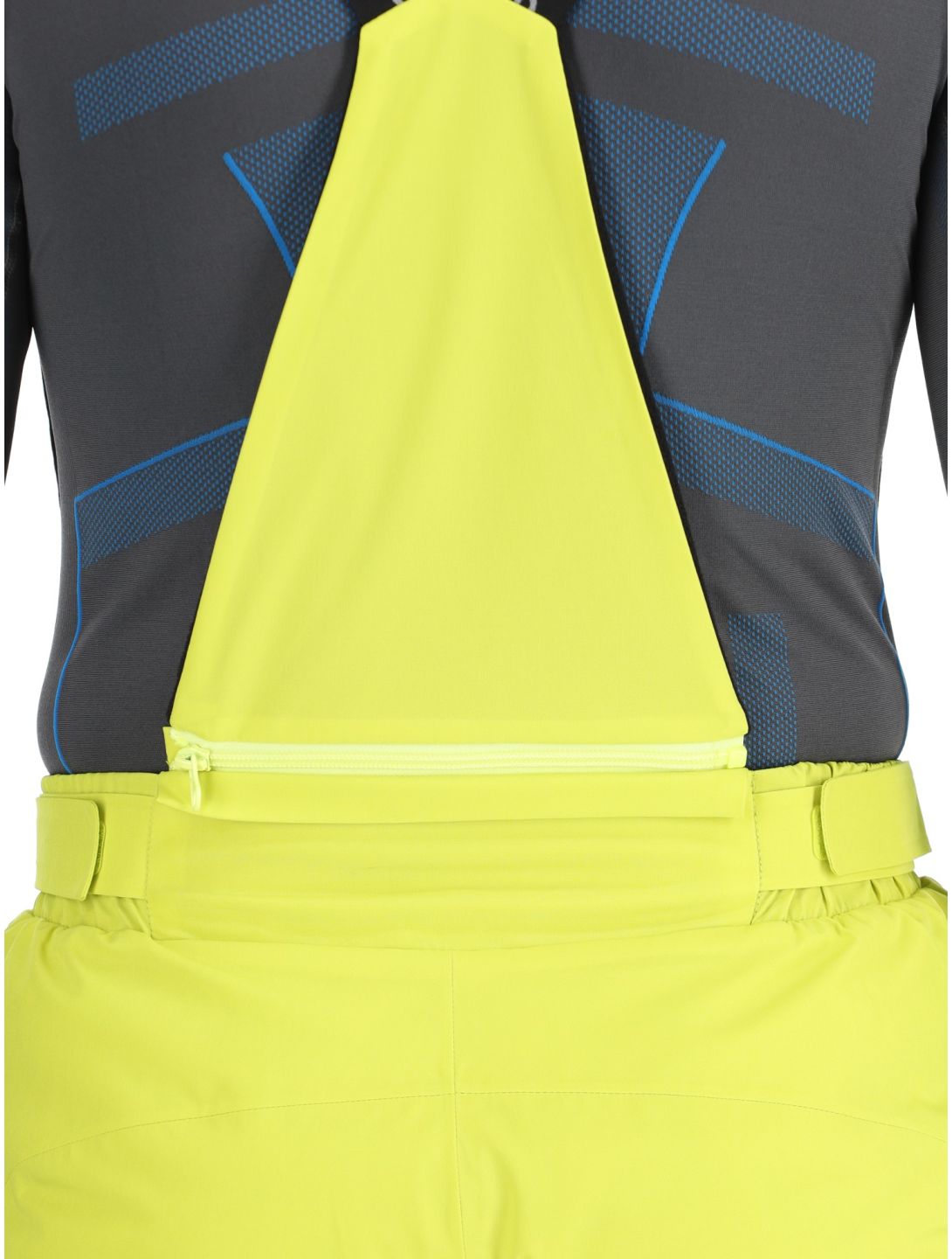 Deluni, Challenger 4 pantaloni da sci uomo Yellow Lime giallo 