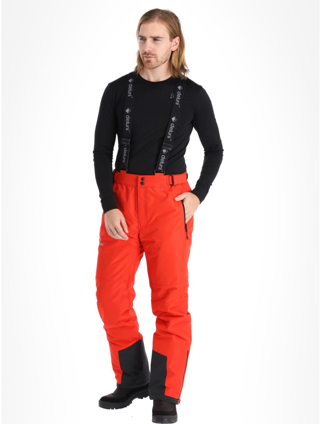 Deluni, Icerocker Pure pantaloni da sci uomo Red rosso 