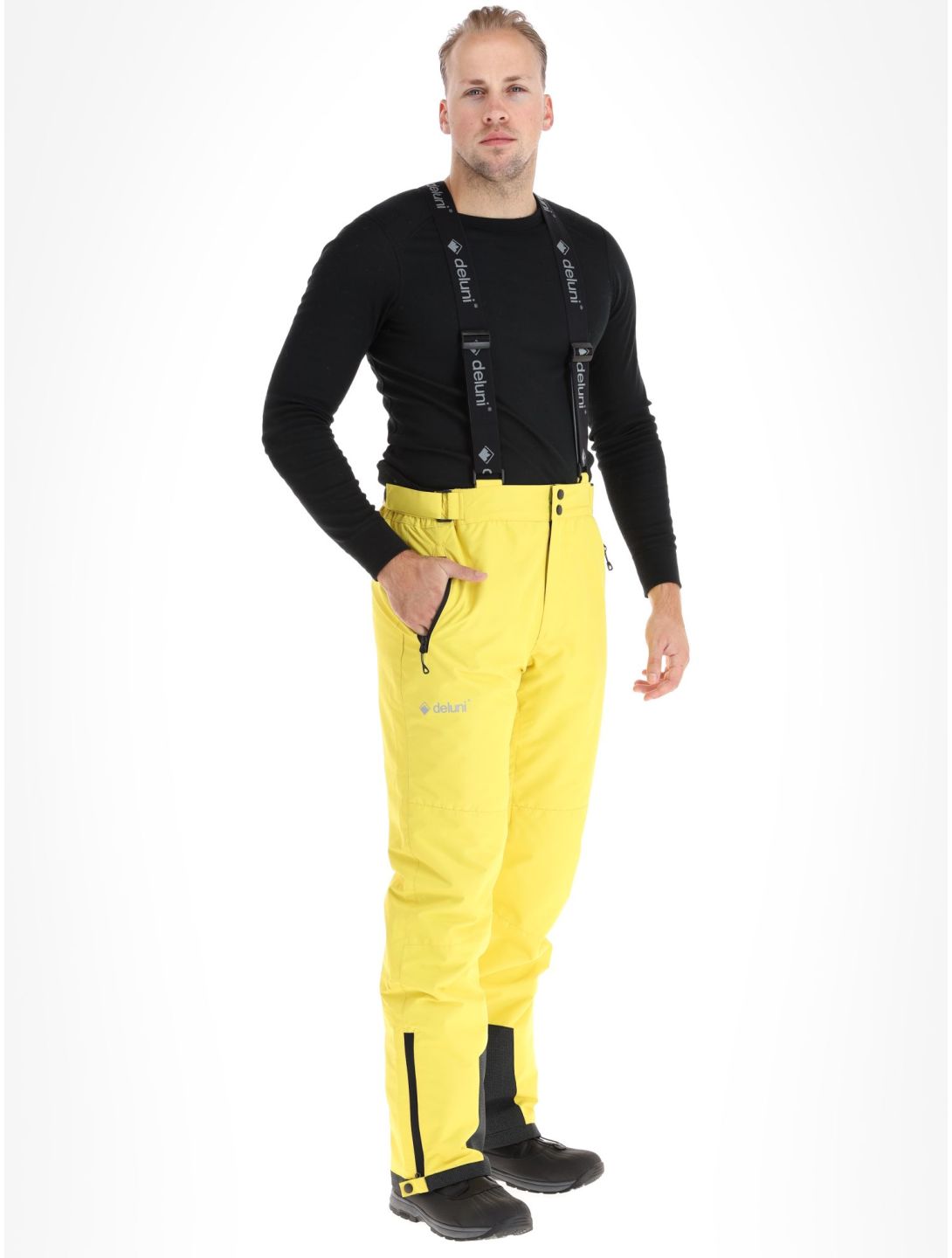 Deluni, Icerocker Pure pantaloni da sci uomo Yellow giallo 