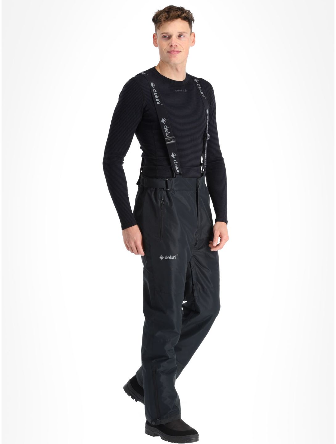 Deluni, Icerocker Pure pantaloni da sci uomo Black nero 