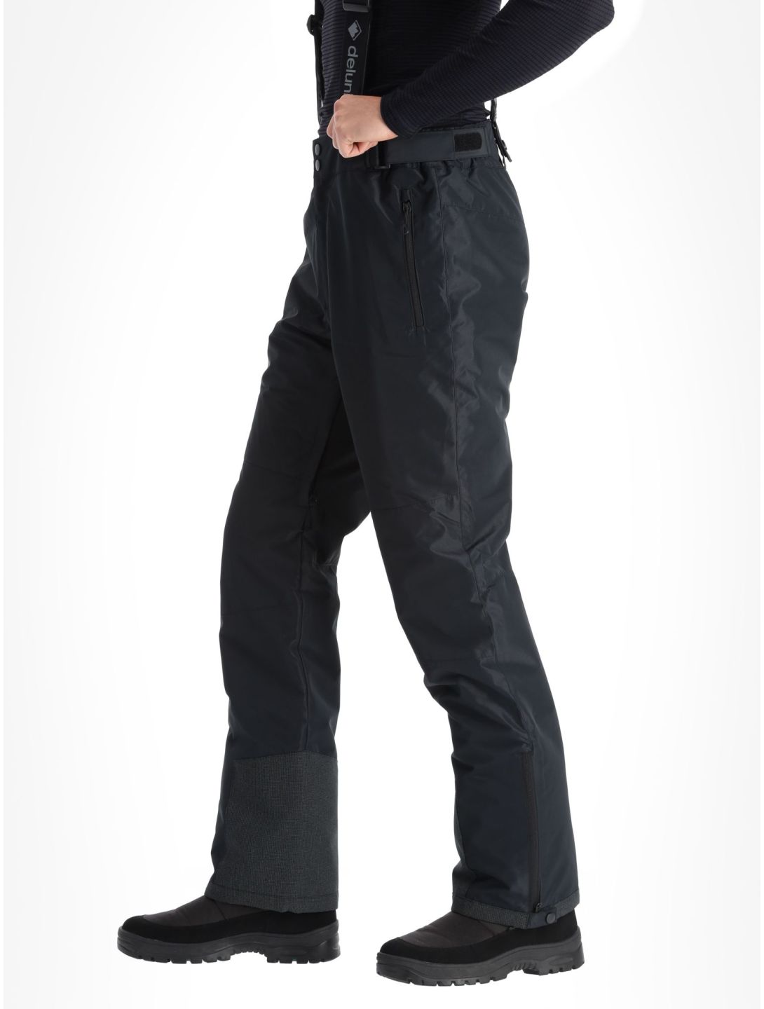 Deluni, Icerocker Pure pantaloni da sci uomo Black nero 