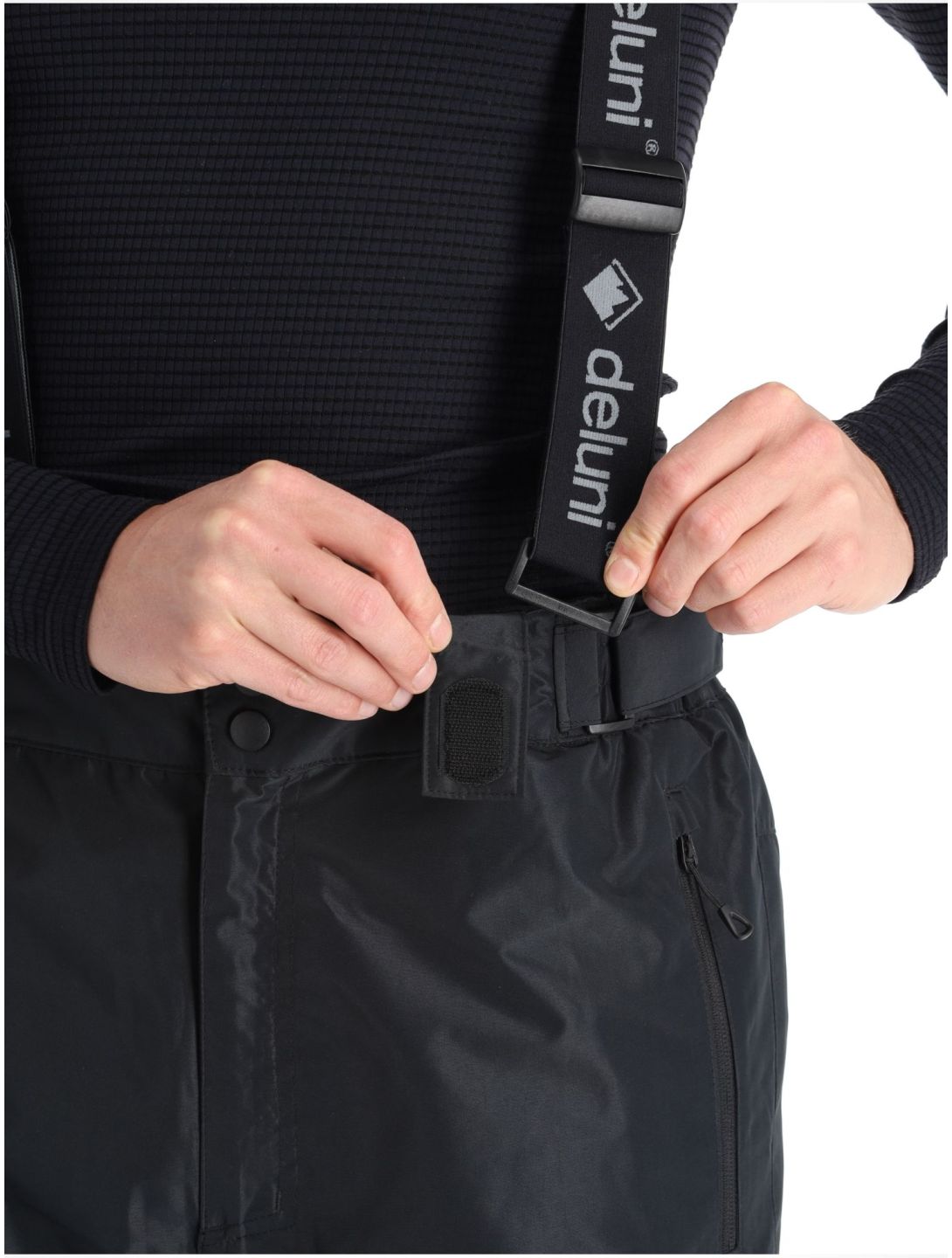 Deluni, Icerocker Pure pantaloni da sci uomo Black nero 