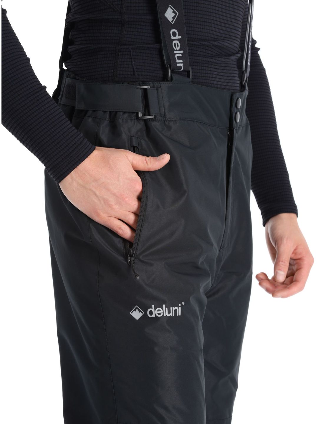 Deluni, Icerocker Pure pantaloni da sci uomo Black nero 