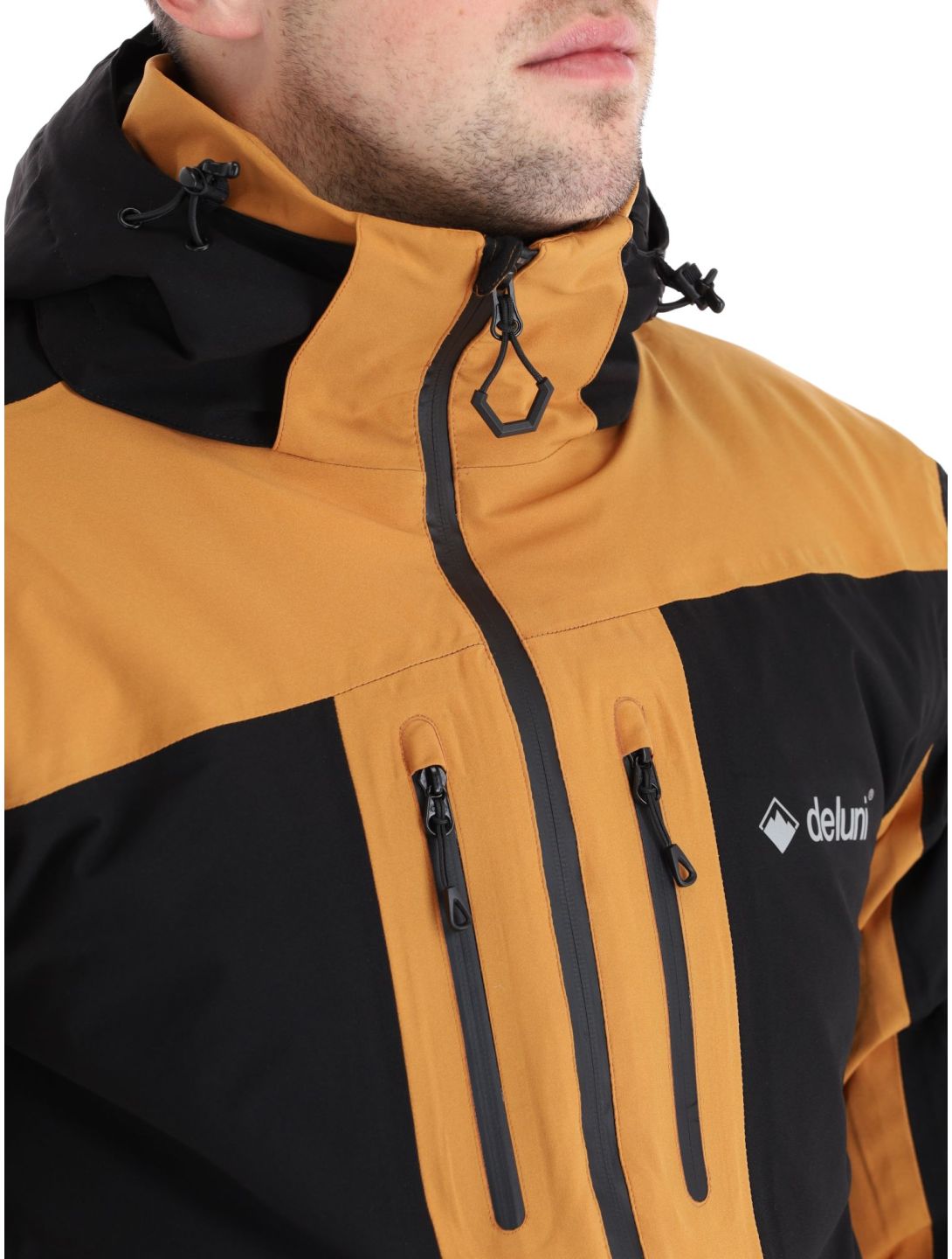 Deluni, Icerocker Pro giacca sci uomo Black / Brown marrone, nero 